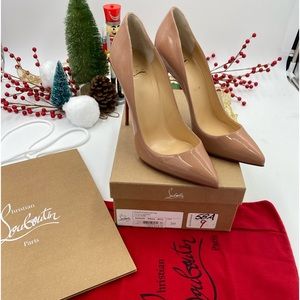 Women’s Christian Louboutin Pigalle Follies 100 size 39 made in Italy